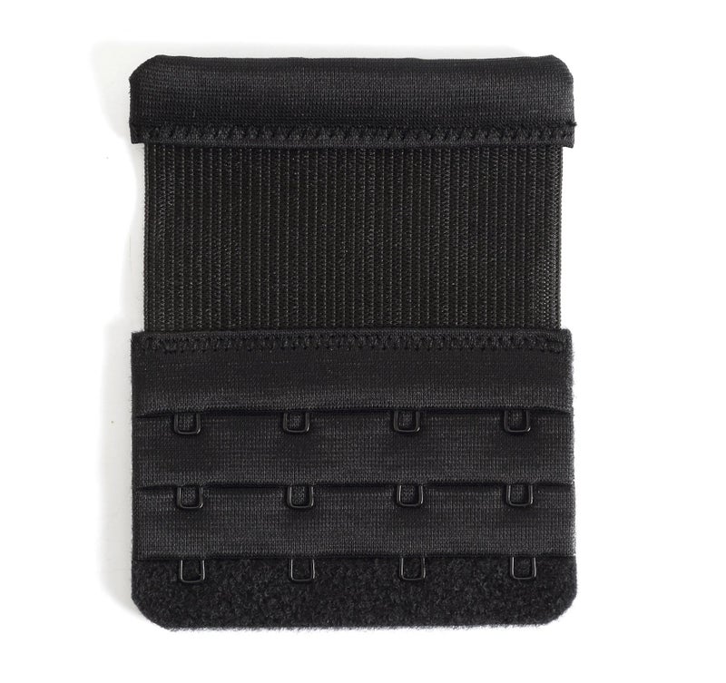 YARBAR Bra Extenders 4 Hook Soft Stretchy Bra Extension Strap Comfortable Pack of 3 - Image 2